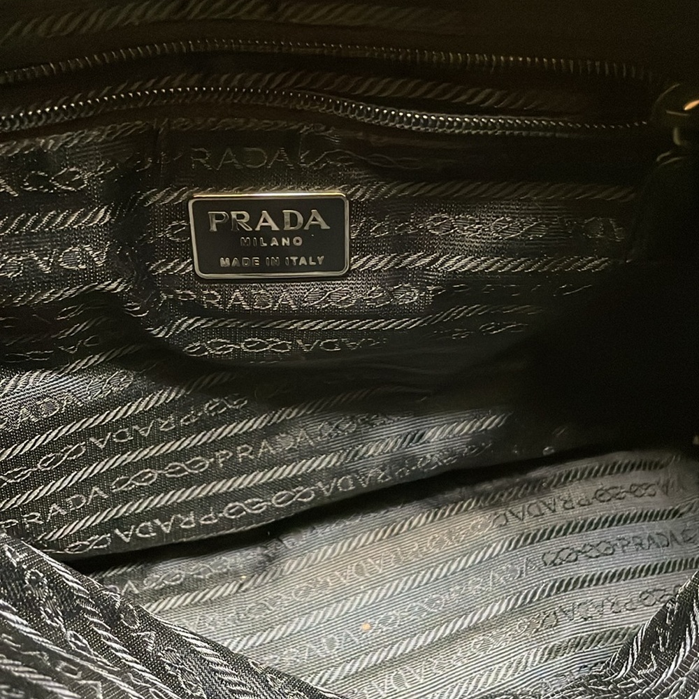 Prada Nylon Tessuto Acciaio chain shoulder bag - Picture 6 of 8